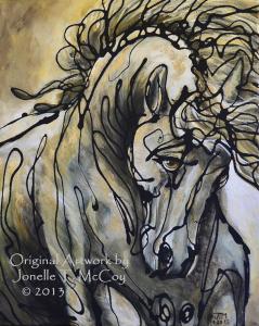 Oklahoma Equine Artist Jonelle T. McCoy Solo Show